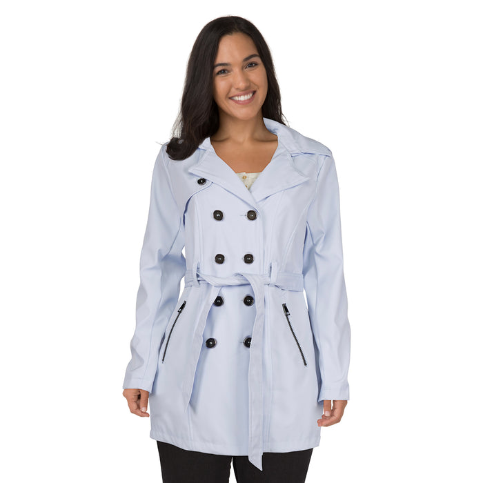 Trench en tissu contrecollé lily morgan pour femmes