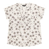 lily morgan Women's Printed Top with Front Pockets