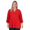 lily morgan Women's Plus Heart Detail top