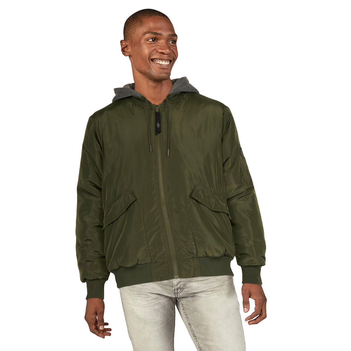 Mountain Ridge Men's Aviator Bomber Jacket with Hood – Giant Tiger