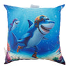 Coussin d’extérieur avec imprimé photo d’animal, 18 po x 18 po