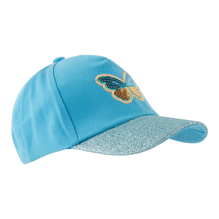 Casquette avec écusson de fantaisie pour filles