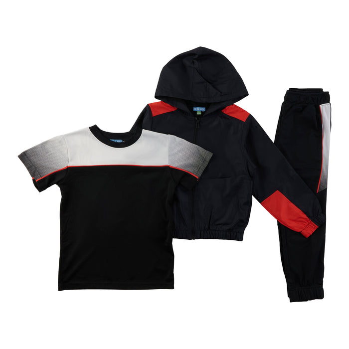 Toddler Boys' Wind Breaker Set, 3-Piece