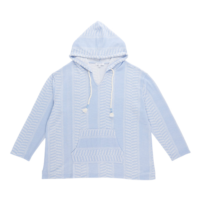 mySYTLE Women's Plus Textured Boho Hoodie