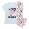 BELLA & BIRDIE Girls' Printed Short Sleeve PJ Set, 2-Piece