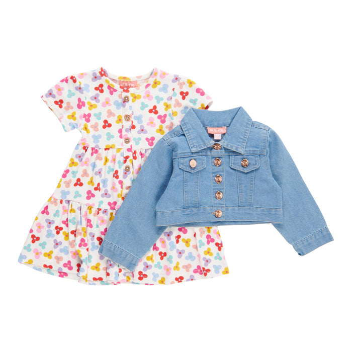 Infant Girls' Jacket and Dress Set, 2-Piece, 12-24 Month