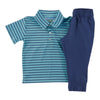 Ensemble avec polo à manches courtes pour bébés garçons - 2 pièces, 12 à 24 mois