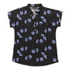 lily morgan Women's Cap Sleeve Collared Top