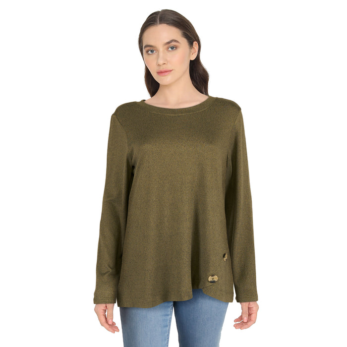 lily morgan Women's Tulip Hem Top