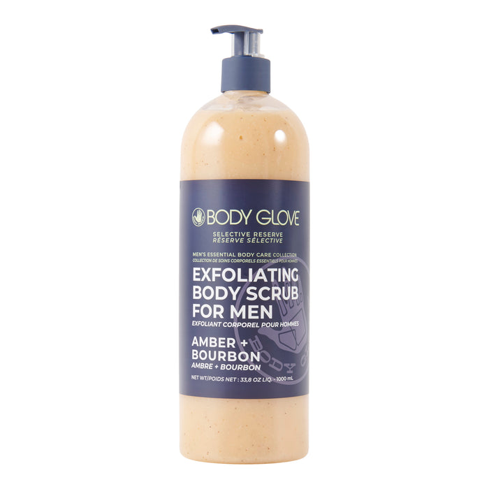 Body Glove Exfoliating Body Scrub, Amber + Bourbon
