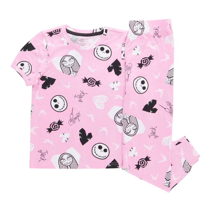 Toddler Girls' Licensed Novelty Printed Short Sleeve PJ Set, 2-Piece