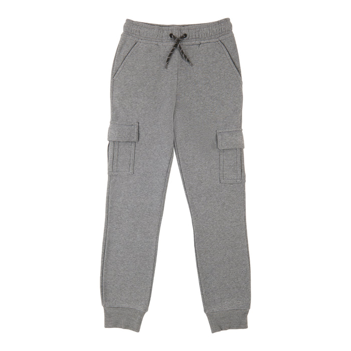 Boys' Solid Cargo Fleece Joggers
