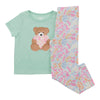 MONKEY BARS Toddler Girls' Mommy & Me Short Sleeve Pajama Set, 2-Piece
