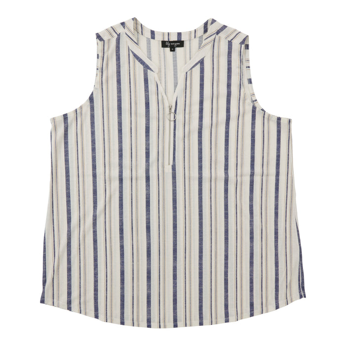 Camisole imprimée avec glissière lily morgan taille plus pour femmes