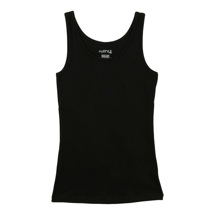 mySTYLE Women's Scooped Tank Top