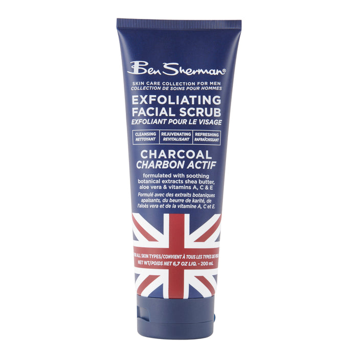 Ben Sherman Exfoliating Facial Scrub, Charcoal