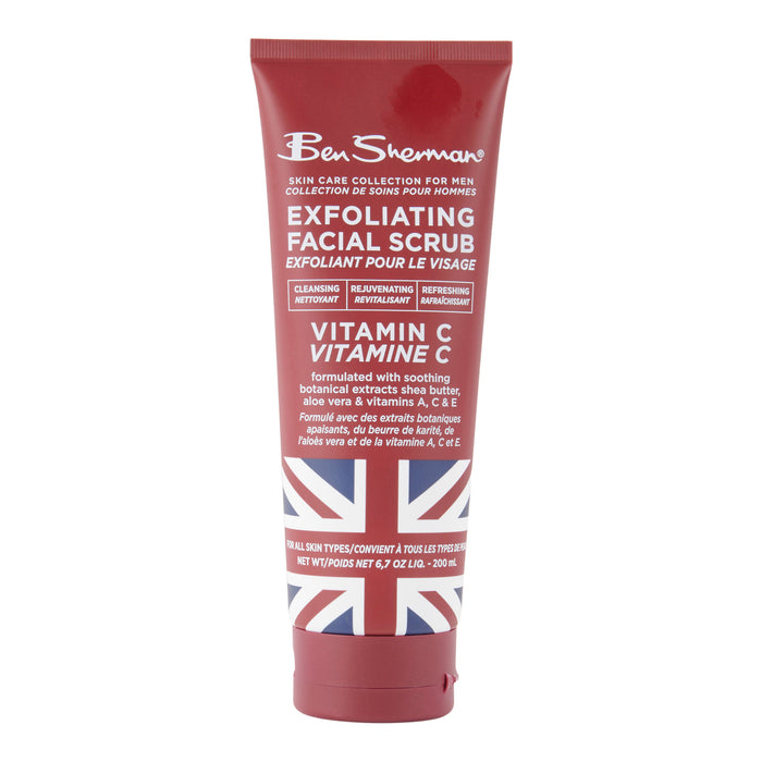 Ben Sherman Exfoliating Facial Scrub, Vitamin C