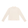 mySTYLE Women's Jacquard Mock-Neck Top