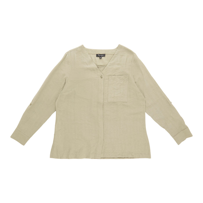 Blouse en lin soyeux lily morgan pour femmes