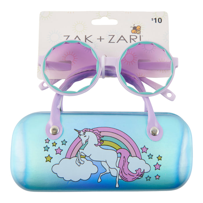 Girls’ Sunglasses & Case Set, 2-Piece