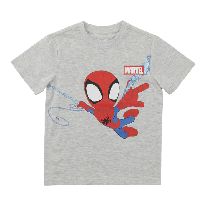 T-shirt à manches courtes Spider-Man sous licence pour tout-petits