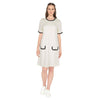 Robe avec garnitures contrastantes lily morgan pour femmes