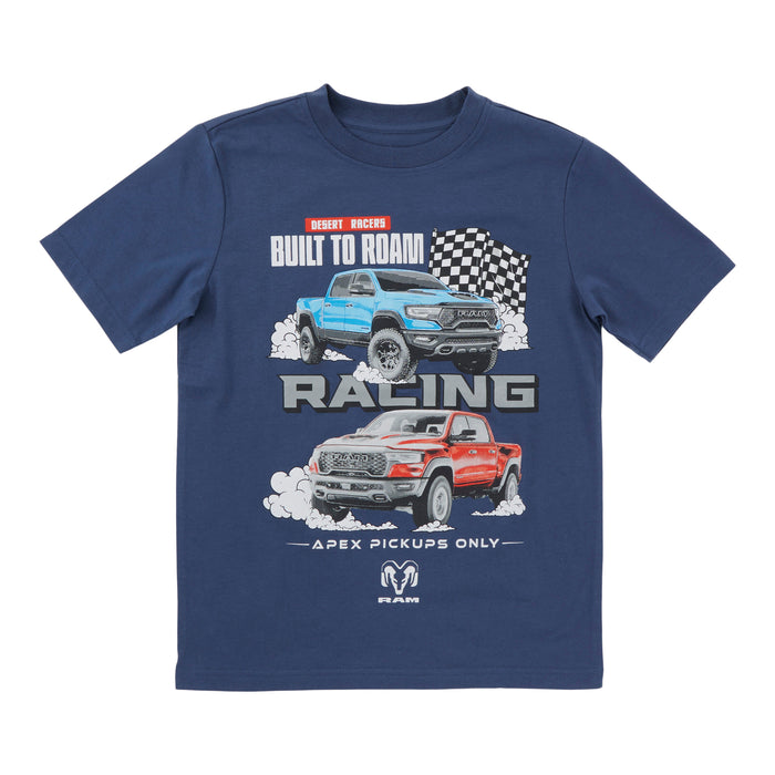 T-shirt à manches courtes avec imprimé d’automobile sous licence pour garçons