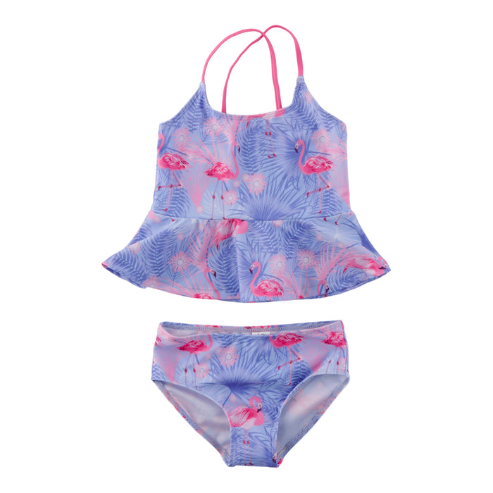 Maillot de bain tankini imprimé pour toutes-petites, 2 pièces