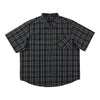 Men's Big Guy Short Sleeve Plaid Shirt