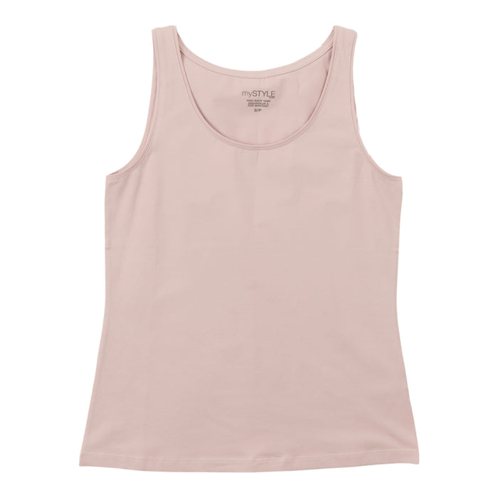 mySTYLE Women's Scooped Tank Top