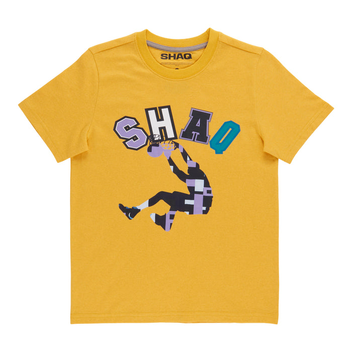 T-shirt à manches courtes avec imprimé Shaquille O’Neal sous licence pour garçons