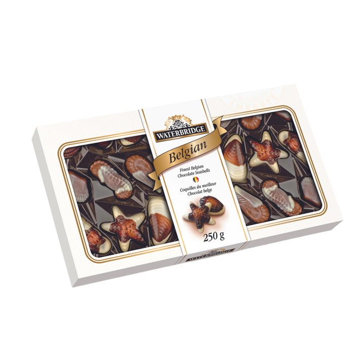 Waterbridge Belgian Chocolate Seashells Gift Box, 250 g
