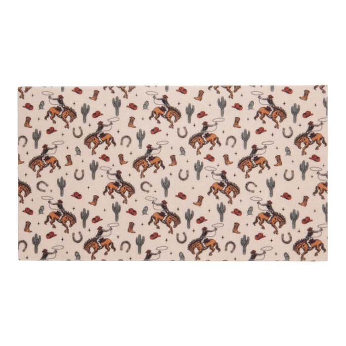 Tapis à motif western, 17 po x 30 po