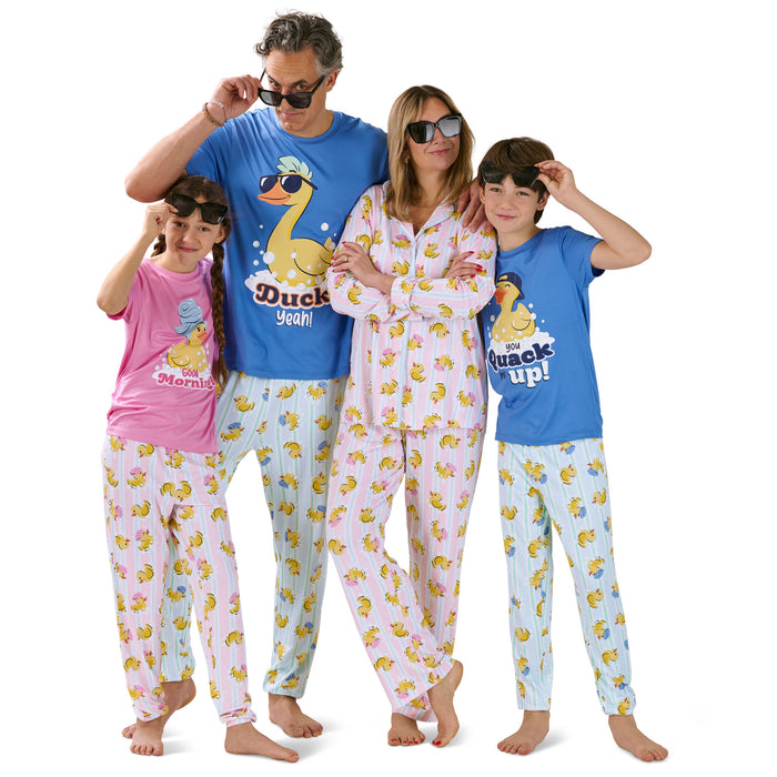 Carisma Women's Long Sleeve Tailored Family PJ Set, 2-Piece