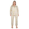 Carisma Women's Plus Long Sleeve Tailored Family PJ Set, 2-Piece