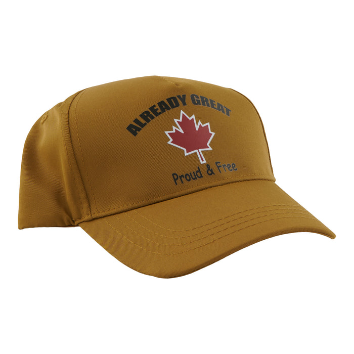Casquette imprimée sur thème du Canada pour hommes