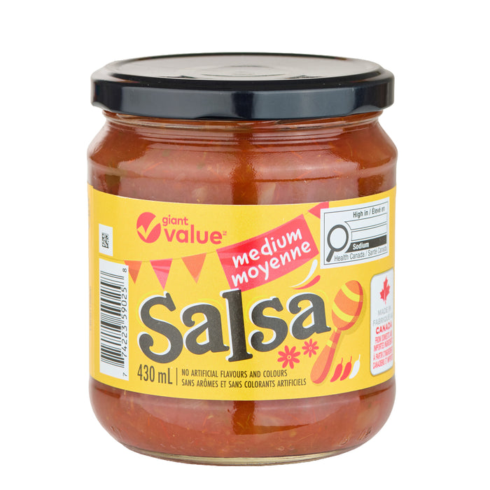 Giant Value Medium Salsa, 430 ml