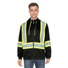 Tradesmax Pro Men's Black HIVIS Zip-Up Hoodie
