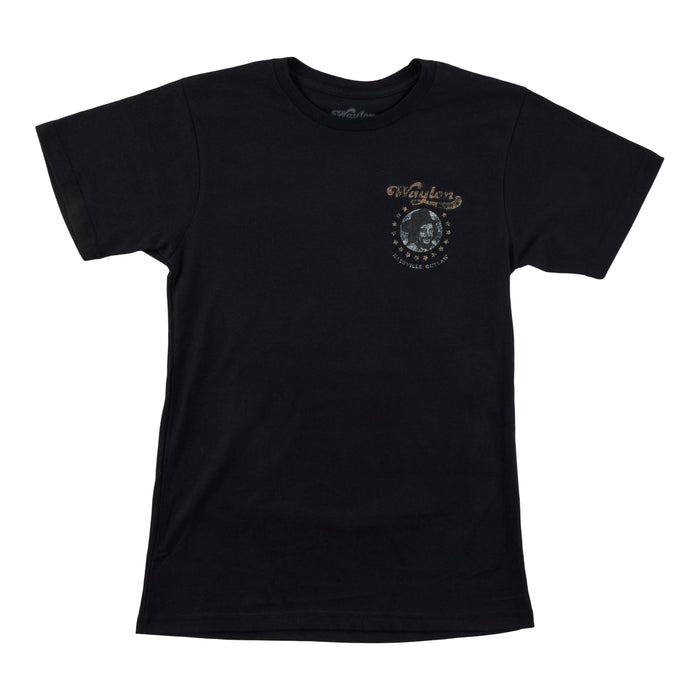 T-shirt à manches courtes sous licence à imprimé de musique western pour hommes