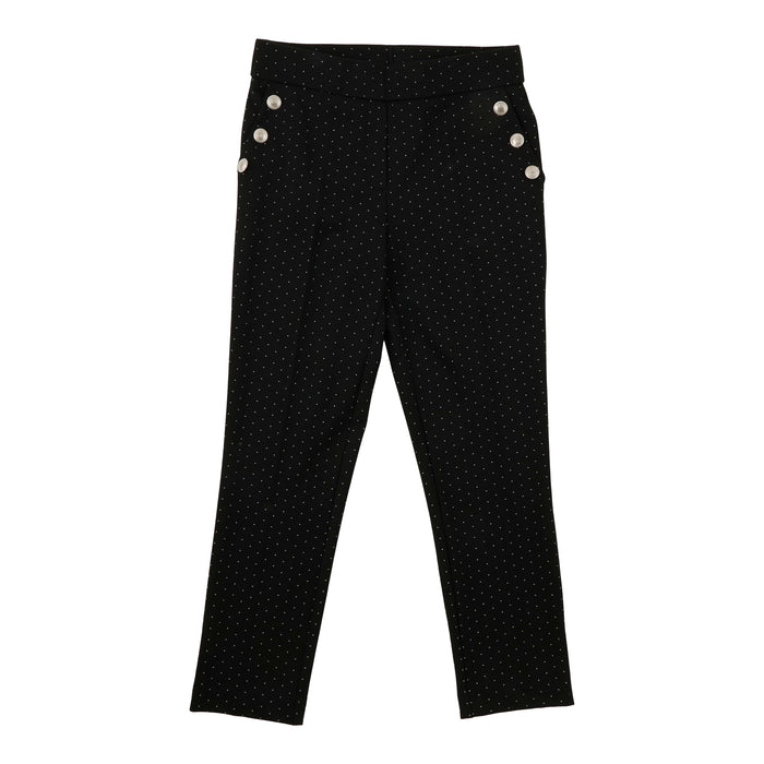 lily morgan Women's Petite Printed Sailor Button Pants