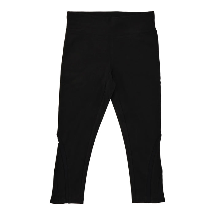 Legging capri avec détail en filet noir ACX Active pour femmes