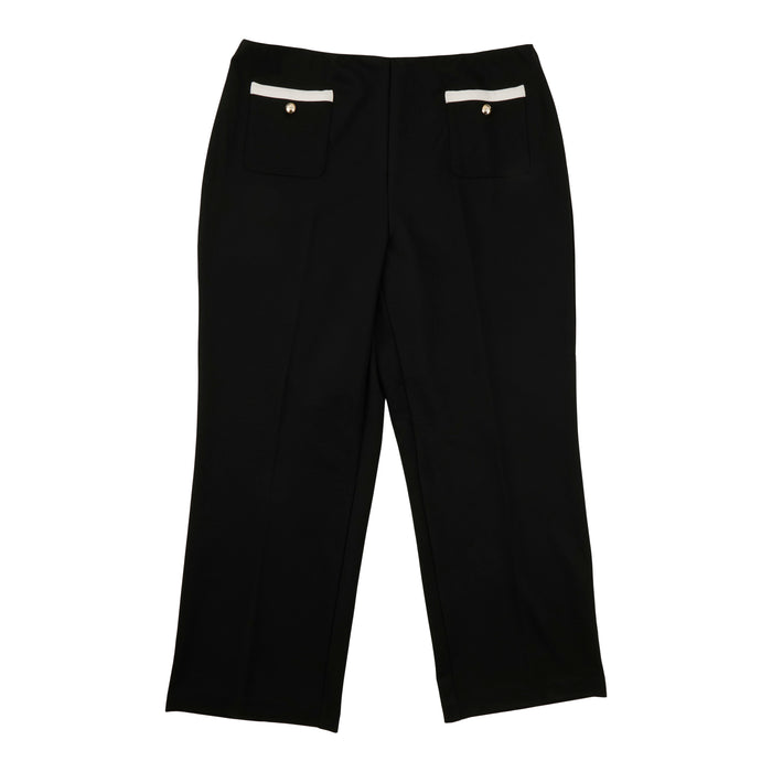 Pantalon à enfiler avec garniture constrastante taille plus lily morgan pour femmes