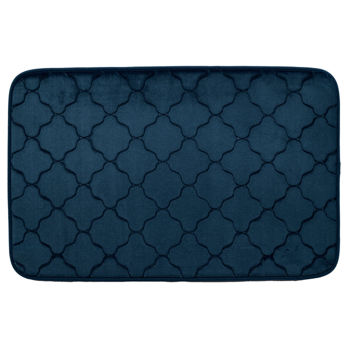 HomeStyles Embossed Memory Foam Bath Mat Set, 2 Piece