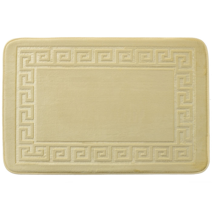 Tapis de bain brodé en mousse mémoire HomeStyles, 20 po x 30 po