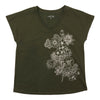T-shirt décontracté à col en V mySTYLE pour femmes