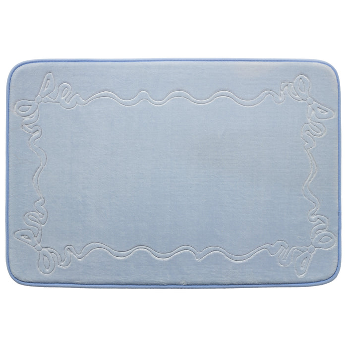 Tapis de bain de fantaisie texturé HomeStyles, 20 po x 30 po