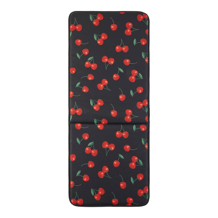 Classic Cherry Print High Back Outdoor Chair Pad, 42-in x 17.5-in.