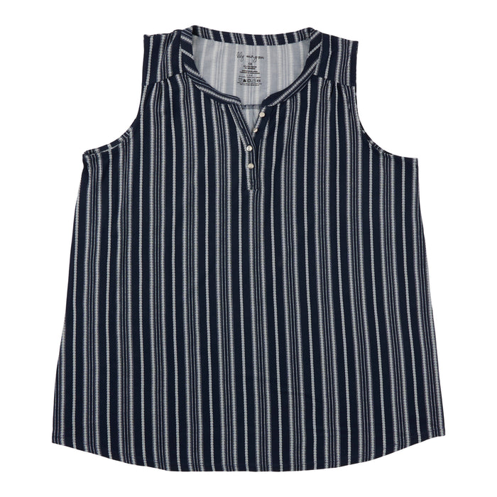 lily morgan Women's Printed Camisole with Buttons