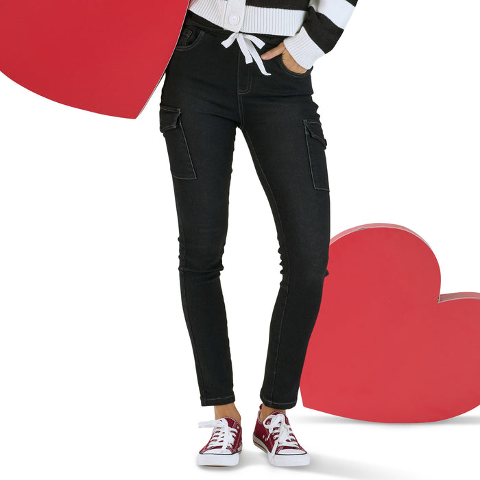 Women's Denim Cargo Jeggings