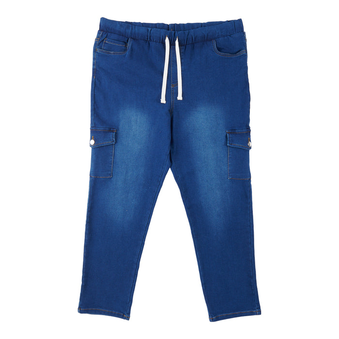 Women's Plus Denim Cargo Jeggings